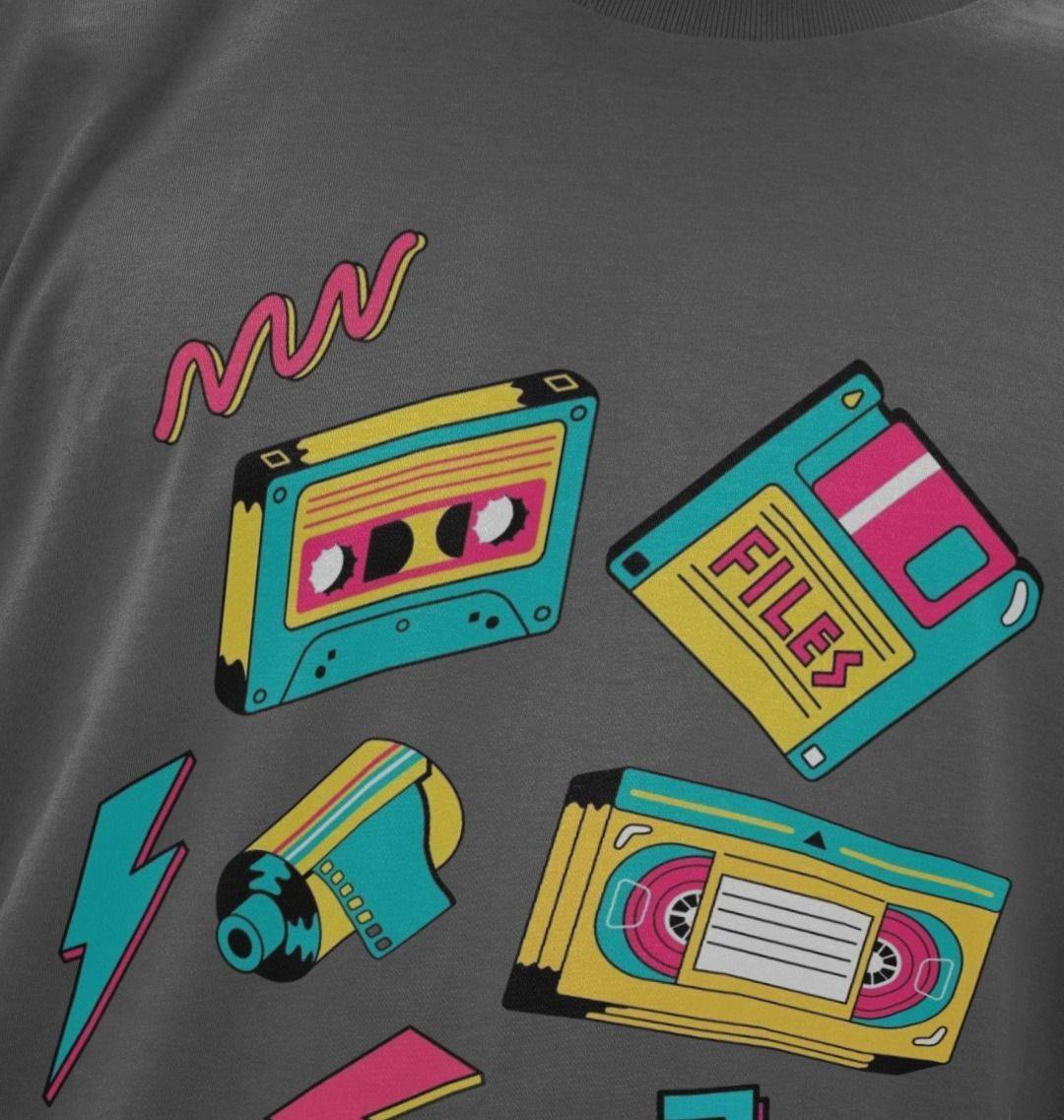 Mixtape 90s – Organic Cotton Tee - Sea & Piscine
