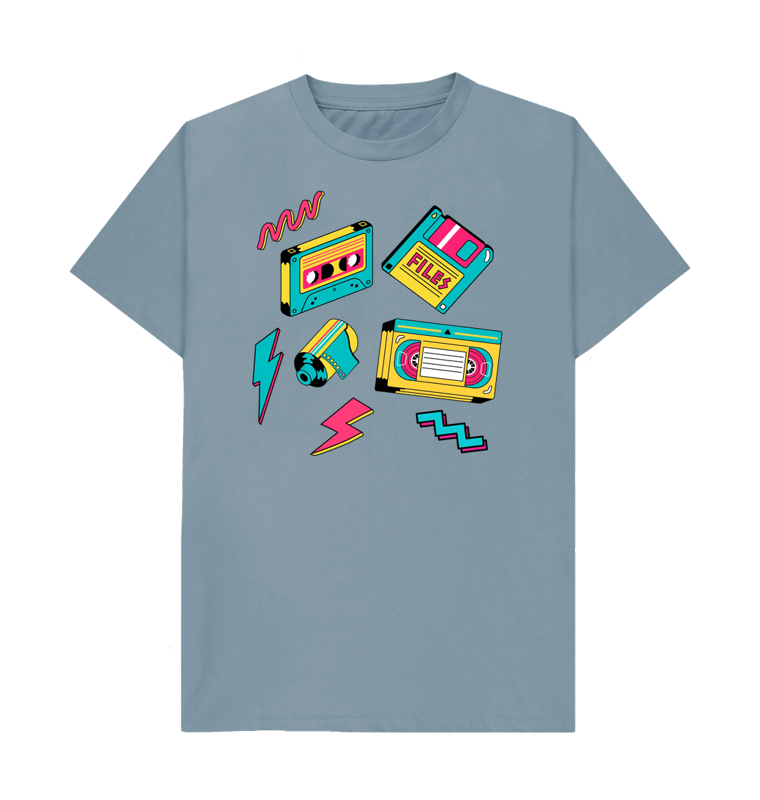Mixtape 90s – Organic Cotton Tee - Sea & Piscine