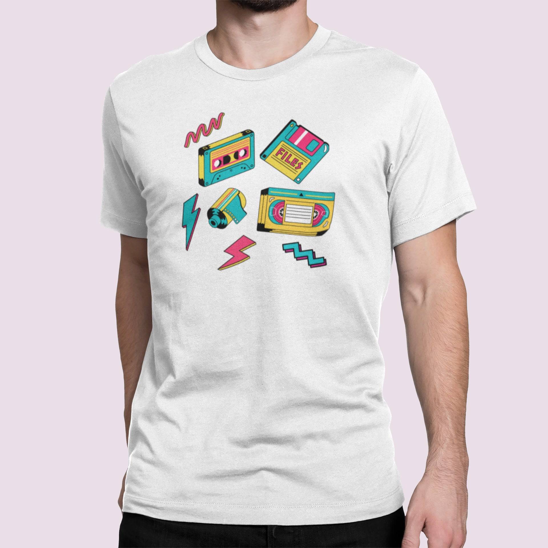 Mixtape 90s – Organic Cotton Tee - Sea & Piscine