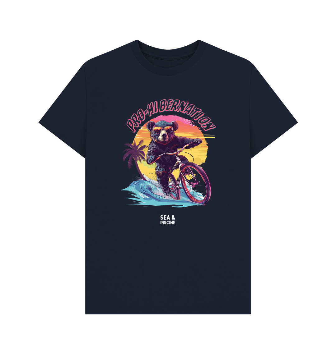 Pro-Hibernation – Organic Cotton Tee - Sea & Piscine
