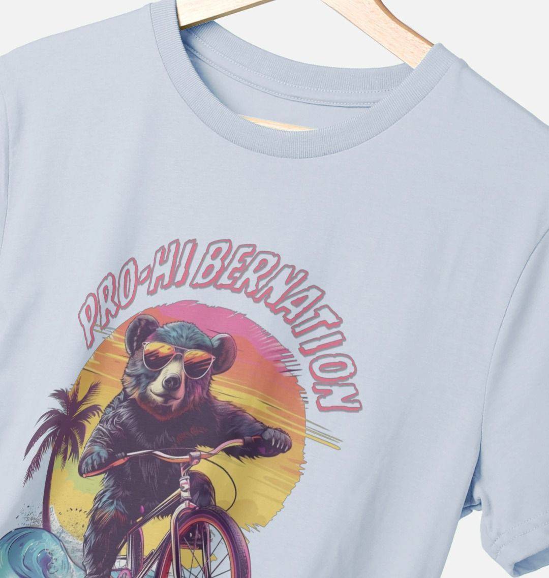 Pro-Hibernation – Organic Cotton Tee - Sea & Piscine