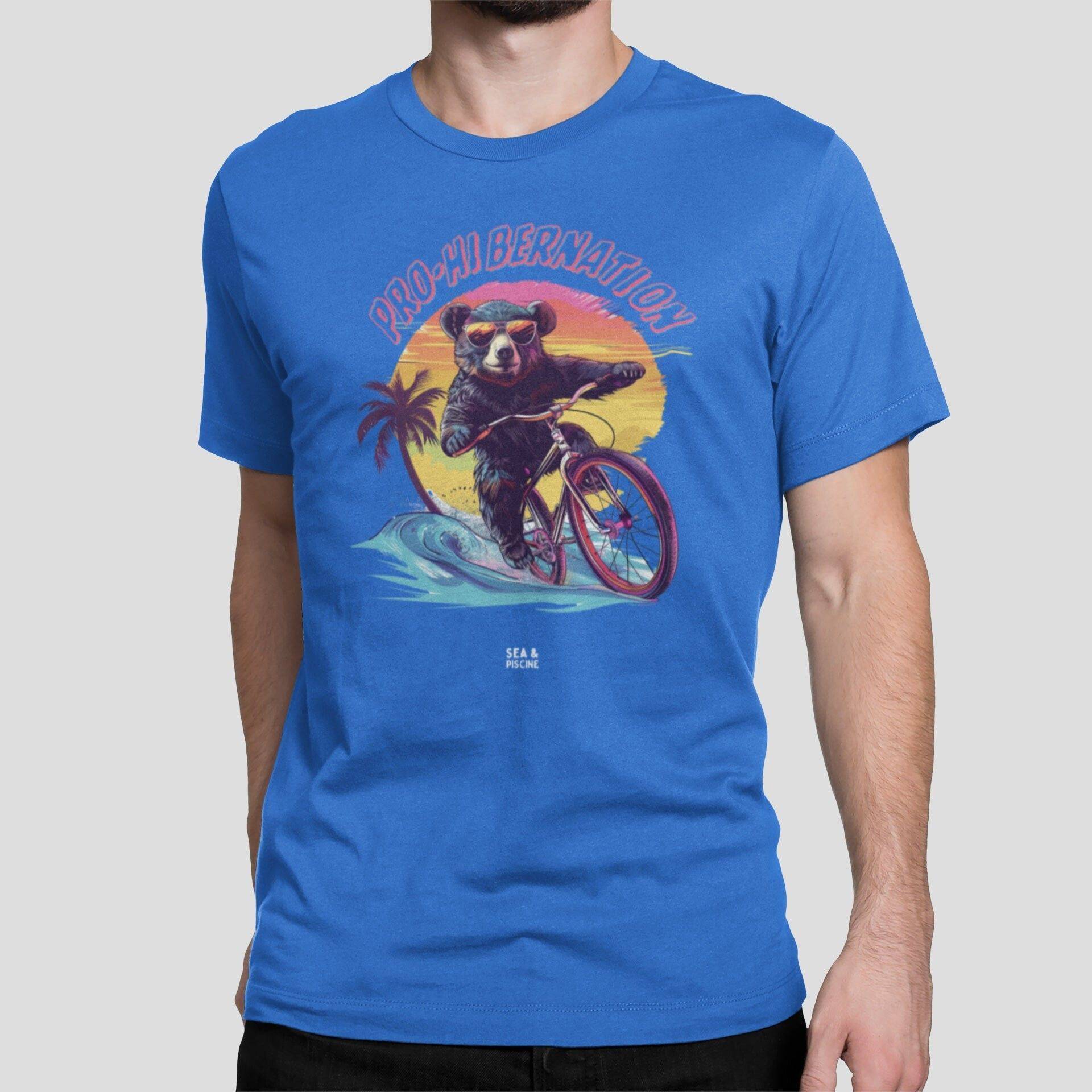 Pro-Hibernation – Organic Cotton Tee - Sea & Piscine