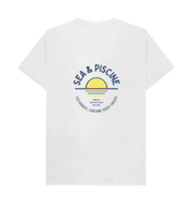 S&P Signature White Back Print – Organic Cotton Tee - Sea & Piscine