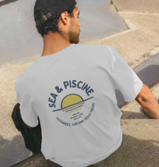 S&P Signature White Back Print – Organic Cotton Tee - Sea & Piscine