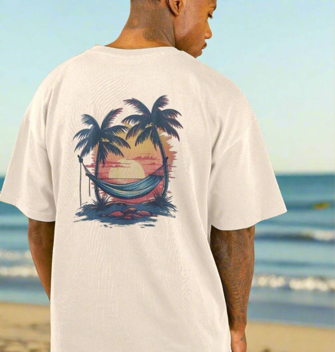 Shady Hammock – Oversized T-Shirt - Sea & Piscine