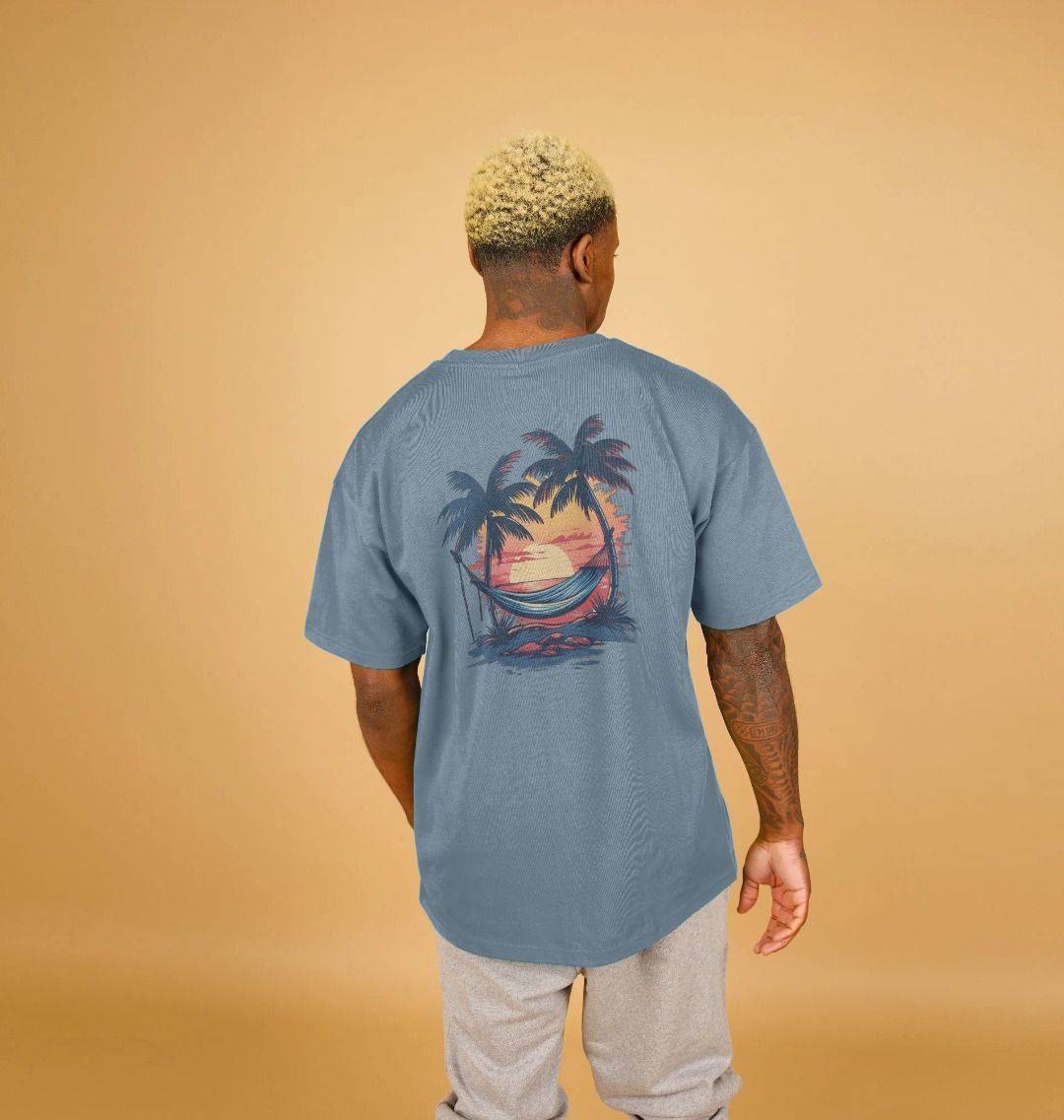 Shady Hammock – Oversized T-Shirt - Sea & Piscine