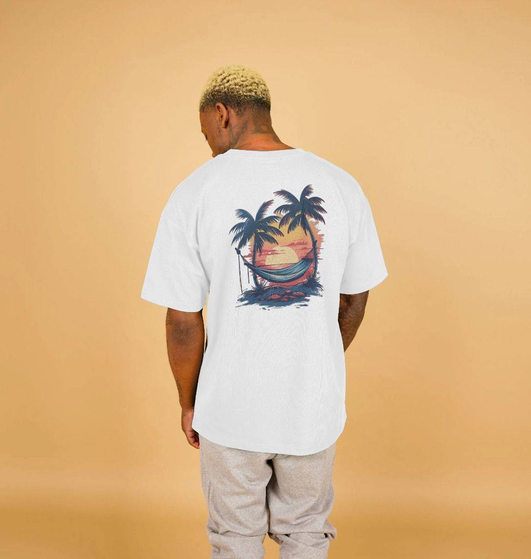 Shady Hammock – Oversized T-Shirt - Sea & Piscine
