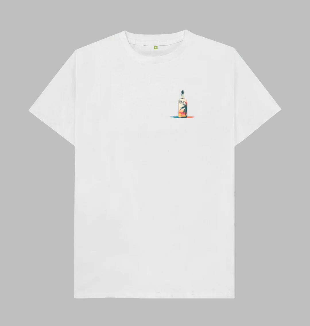 Sundowner Back Print – Organic Cotton Tee - Sea & Piscine