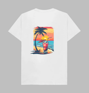 Sundowner Back Print – Organic Cotton Tee - Sea & Piscine