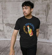 Sunset Deficiency – Organic Cotton Tee - Sea & Piscine