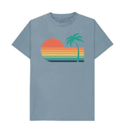 Sunset Strips – Organic Cotton Tee - Sea & Piscine