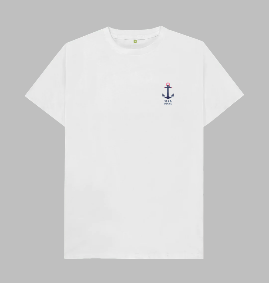 Wave Runner Back Print – Organic Cotton Tee - Sea & Piscine