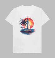 Wave Runner Back Print – Organic Cotton Tee - Sea & Piscine