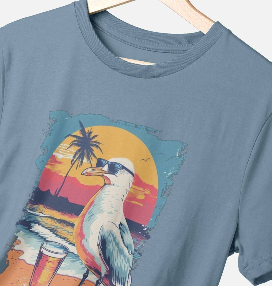 Wet Your Beak –  Organic Cotton Tee - Sea & Piscine