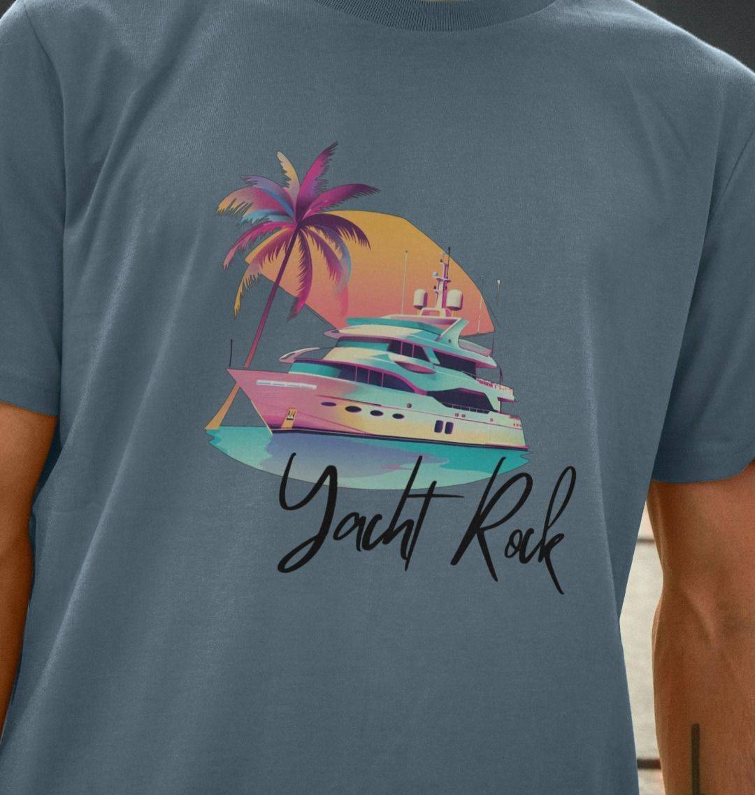 Yacht Rock – Organic Cotton Tee - Sea & Piscine