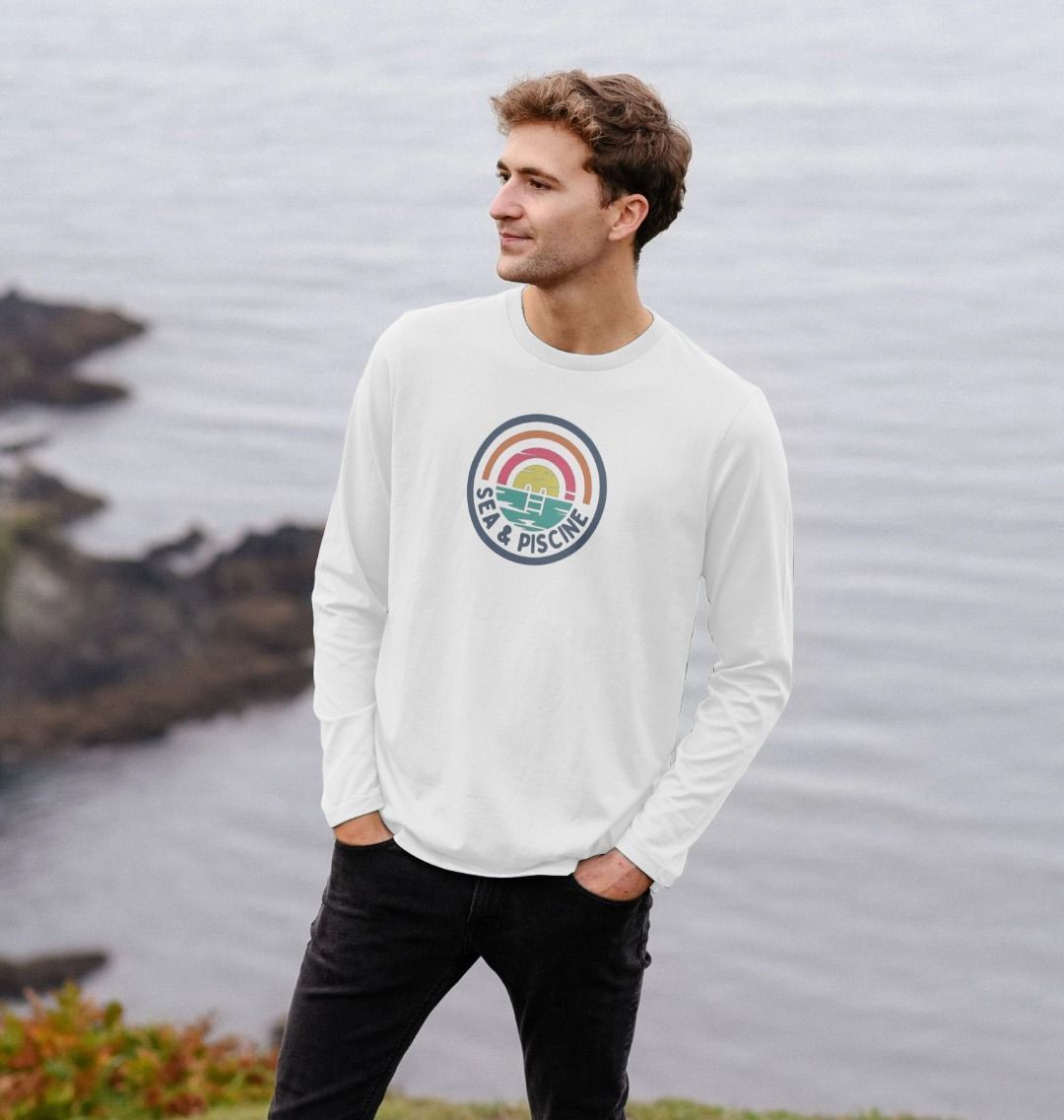 S&P Cove – Long Sleeve Organic Cotton Tee - Sea & Piscine