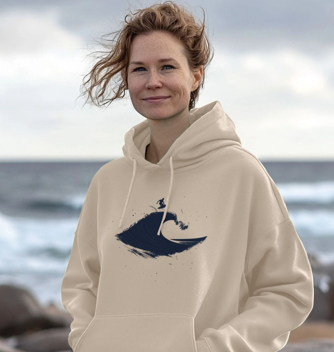Wave Rider – Unisex Sundowner Hoodie - Sea & Piscine