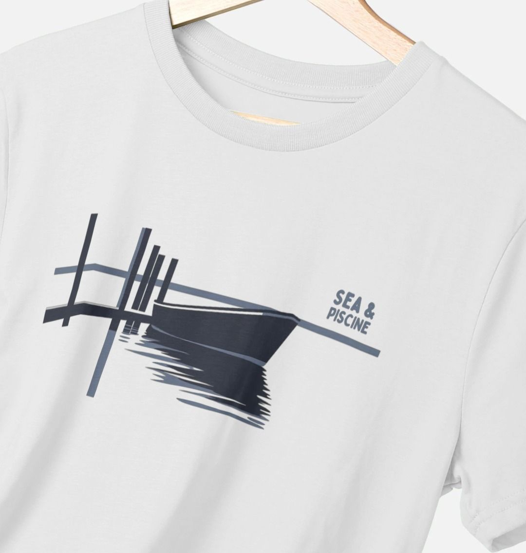 Light Jetty – Organic Cotton Tee - Sea & Piscine