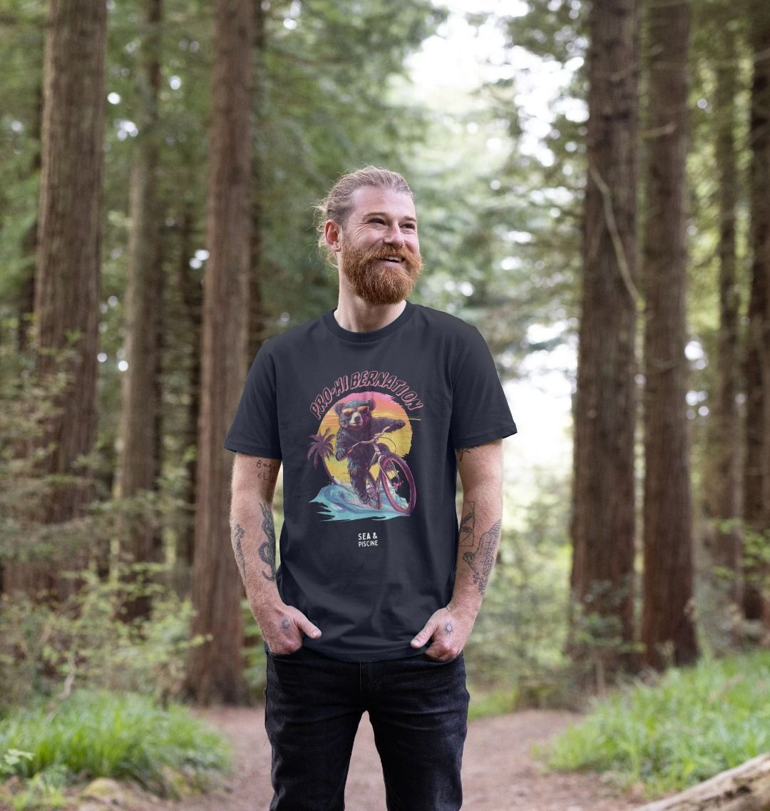 Pro-Hibernation – Organic Cotton Tee - Sea & Piscine