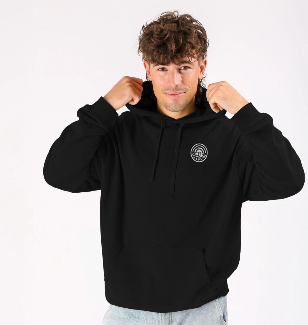 S&P Back Print – Unisex Sundowner Hoodie - Sea & Piscine