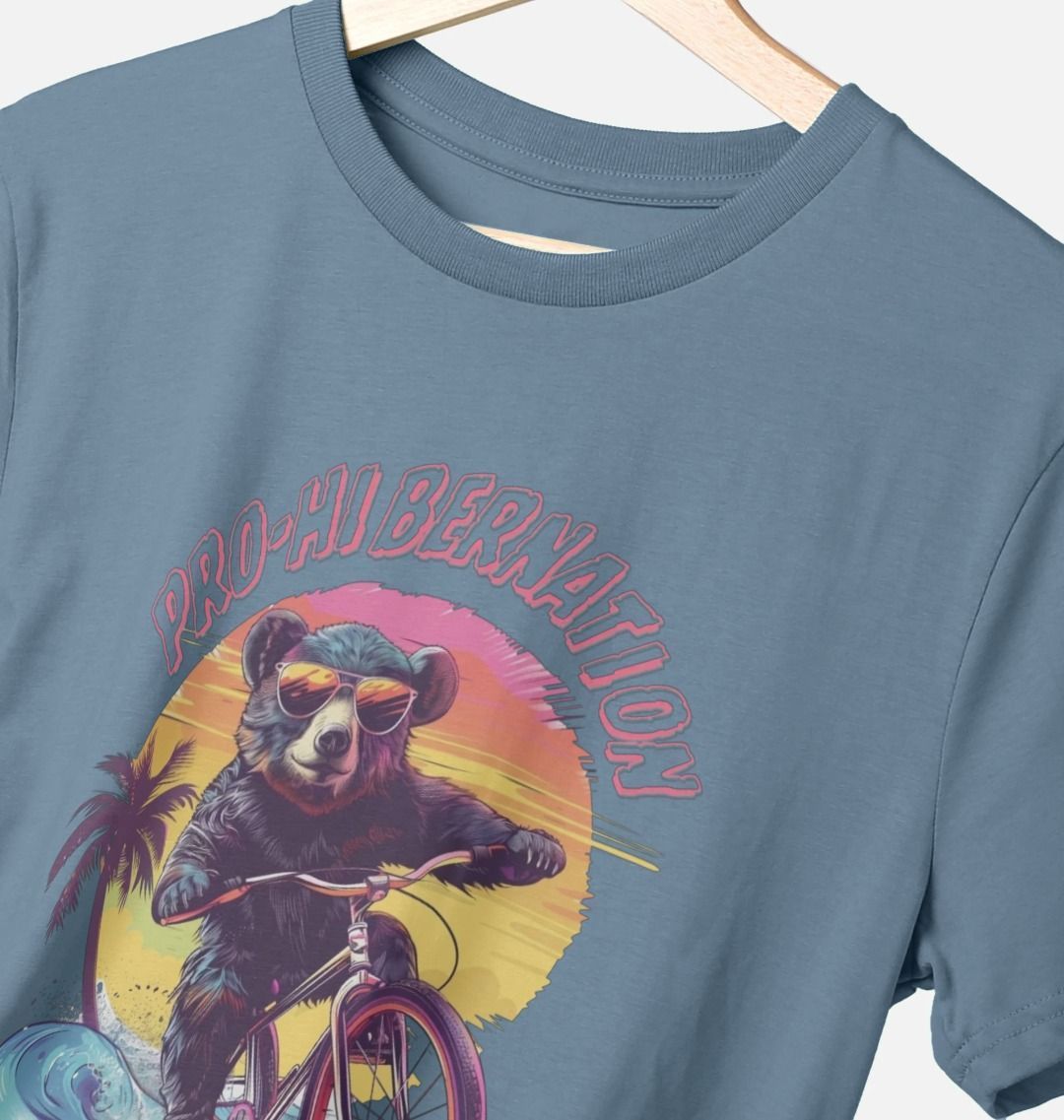 Pro-Hibernation – Organic Cotton Tee - Sea & Piscine