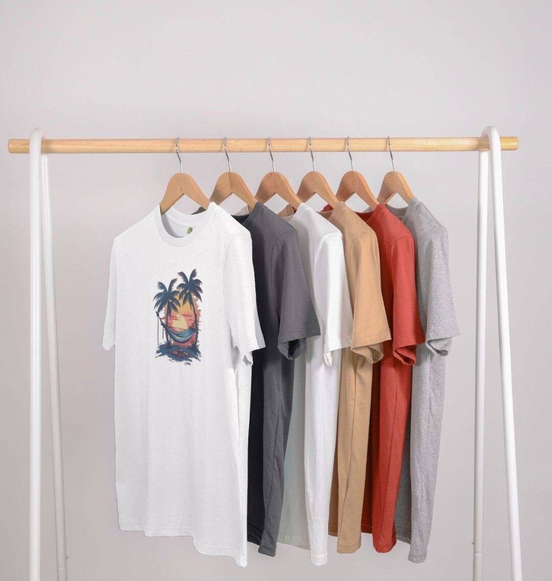Shady Hammock – Organic Cotton Tee - Sea & Piscine