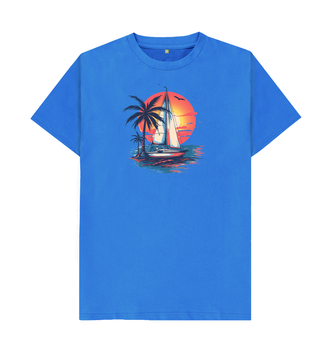 Wave Runner – Organic Cotton Tee - Sea & Piscine